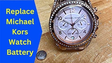 michael kors watch battery repair